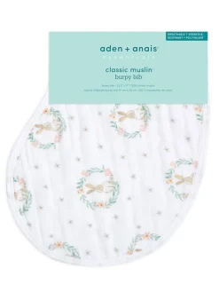 Aden + Anais Bébé Essentials Bunnies 100% coton mousseline Burpy| Bavoirs