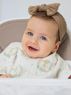 Aden + Anais Bébé Essentials Bunnies 100% coton mousseline Burpy| Bavoirs