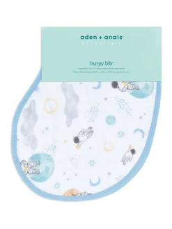 Aden + Anais Essentiel Coton Space Explorers Mousseline Bébé Burpy 100% Coton Bavoir| Bavoirs