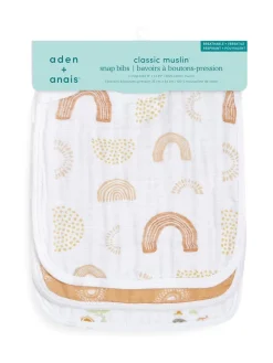 Clearance Aden + Anais 100{Mousseline de coton à lever rapide BIBS 3 Paquet