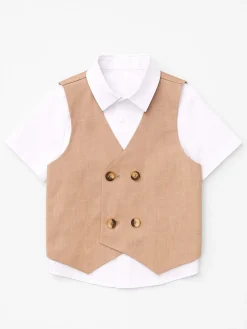 Angel & Rocket Chester Ensemble gilet et chemise à double boutonnage| Costumes Et Gilets