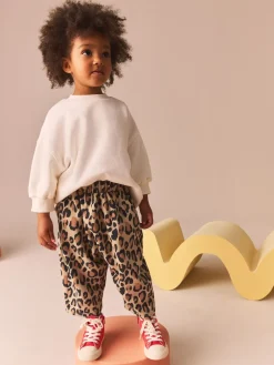 Best Next - Pantalons Coupe ballon texturés (3mths-7yrs) Animal Léopard Imprimé