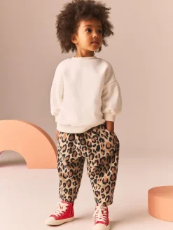 Best Next - Pantalons Coupe ballon texturés (3mths-7yrs) Animal Léopard Imprimé