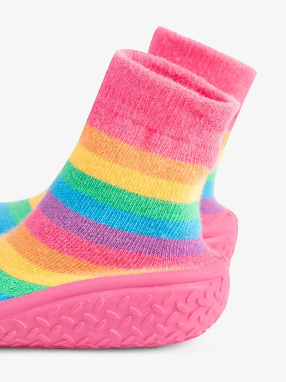 Jojo Maman Bébé Arc-en-ciel - Chaussettes de chaussons d’extérieur d’intérieur