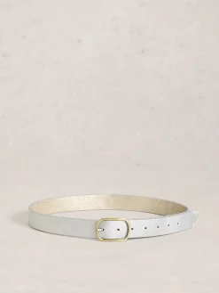 Outlet White Stuff Argent - ceinture en cuir réversible