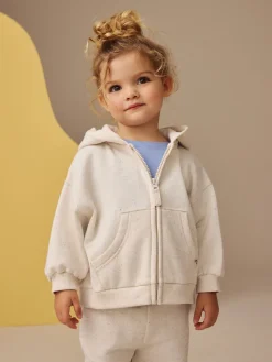 Discount Next - Sweat à capuche zippé (3mths-7yrs) Avoine