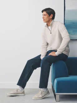 Next - Uni - Pull N.Premium Coupe classique 100% Coton Premium à fermeture éclair|Homme Tricots