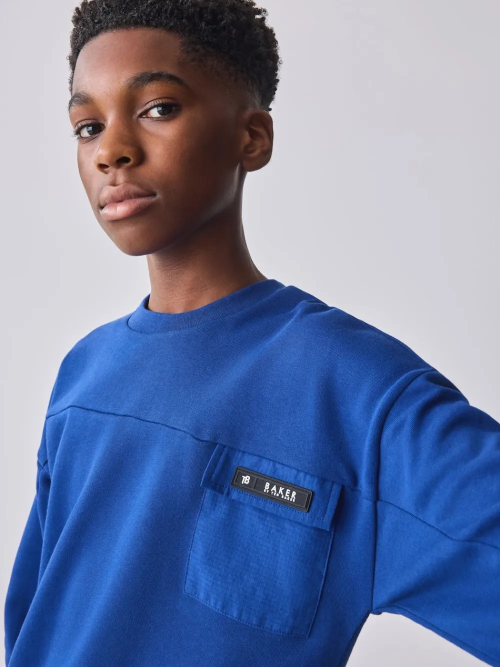 Baker by Ted Baker Ensemble Sweat-shirt et Joggings oversize bleu cobalt| Ensembles Et Tenues|Joggings