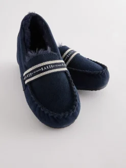 Baker by Ted Baker Garçons Chaussons mocassins marine| Chaussons