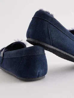 Baker by Ted Baker Garçons Chaussons mocassins marine| Chaussons