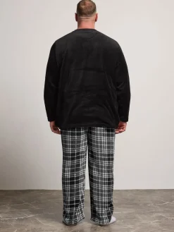 BadRhino Big & Tall Bas de pyjama en polaire à carreaux|Homme Pyjamas|Vêtements Détente