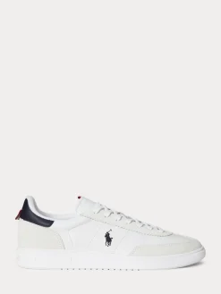 Online Polo Ralph Lauren Baskets Bedford en daim en cuir mélangé