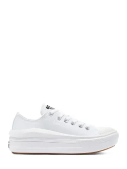 Converse Blanc - Baskets à plateforme All Star Move Chuck Ox|Femme Baskets