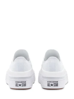 Converse Blanc - Baskets à plateforme All Star Move Chuck Ox|Femme Baskets