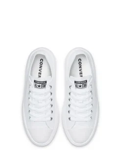 Converse Blanc - Baskets à plateforme All Star Move Chuck Ox|Femme Baskets