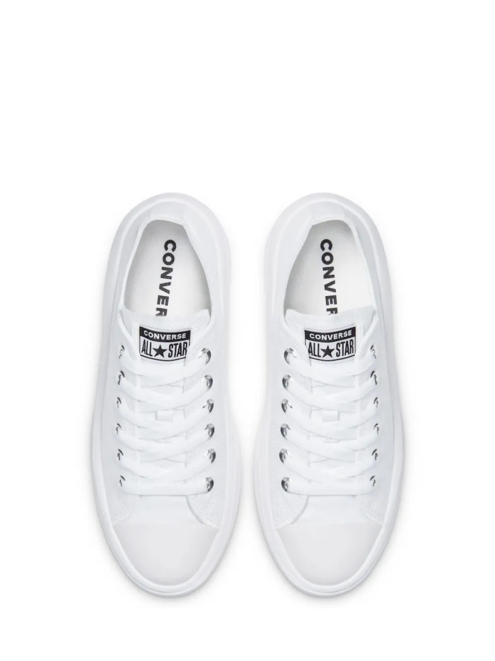 Converse Blanc - Baskets à plateforme All Star Move Chuck Ox|Femme Baskets