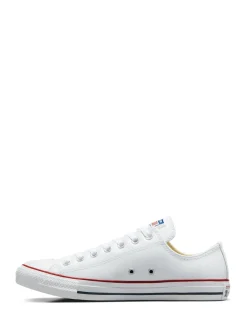 Online Converse Blanc - Baskets Chuck Ox en cuir blanches