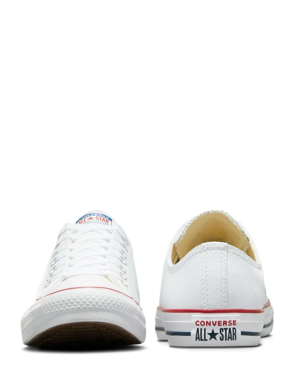 Online Converse Blanc - Baskets Chuck Ox en cuir blanches
