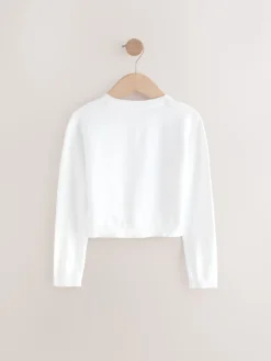 Best Next Blanc - Cardigan boutonné 3ans-16ans (3mois-16ans)