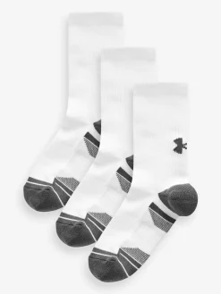Under Armour Blanc - Col rond - Lot de 3 chaussettes Performance Tech|Homme Chaussettes|Chaussettes