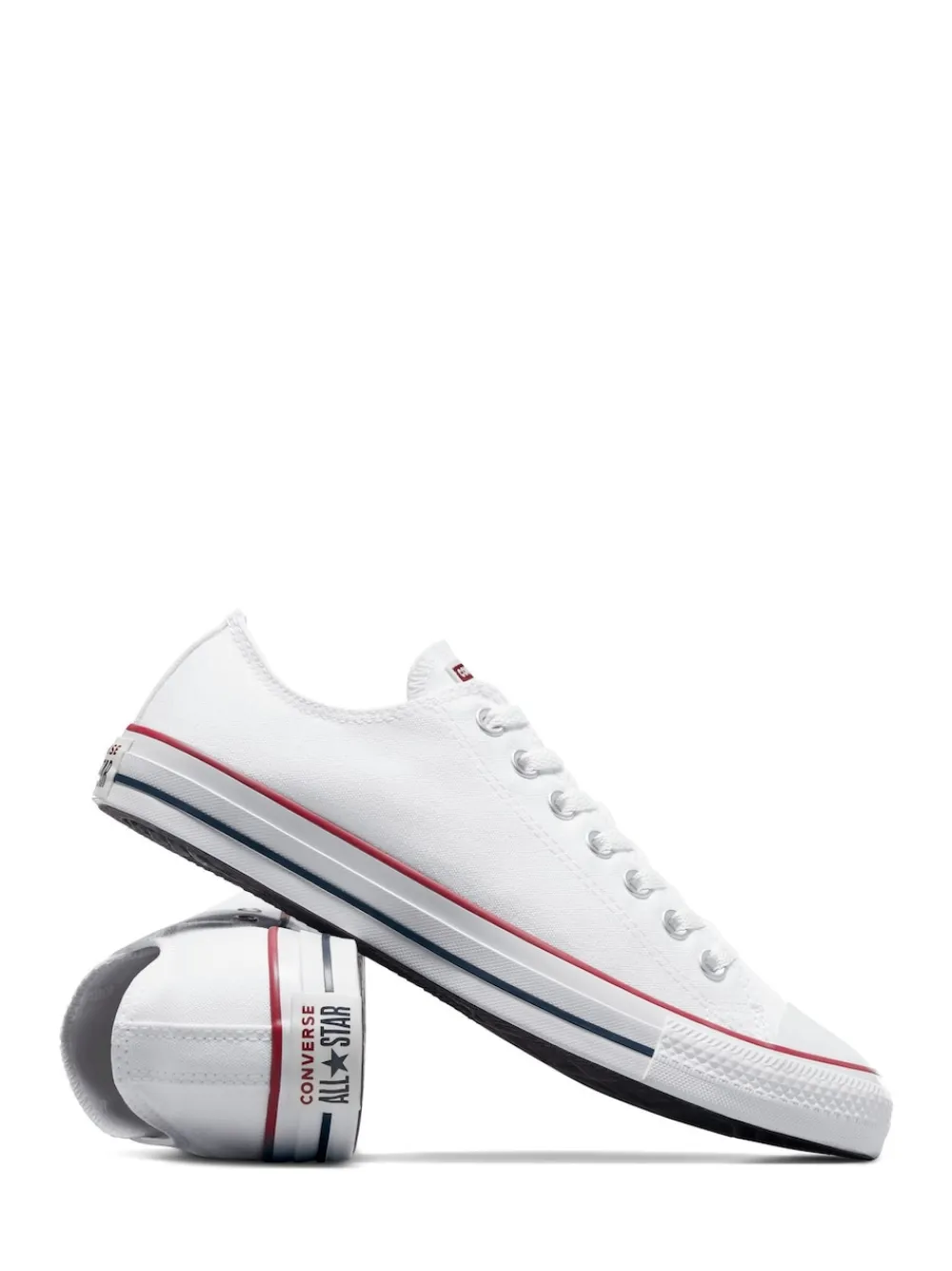Sale Converse Blanc - Chuck Taylor All Star Ox Trainers