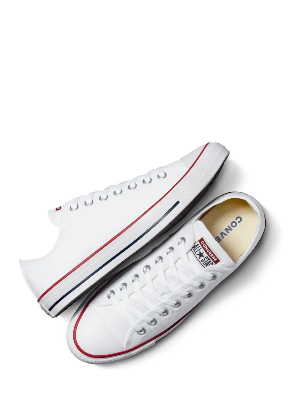 Sale Converse Blanc - Chuck Taylor All Star Ox Trainers