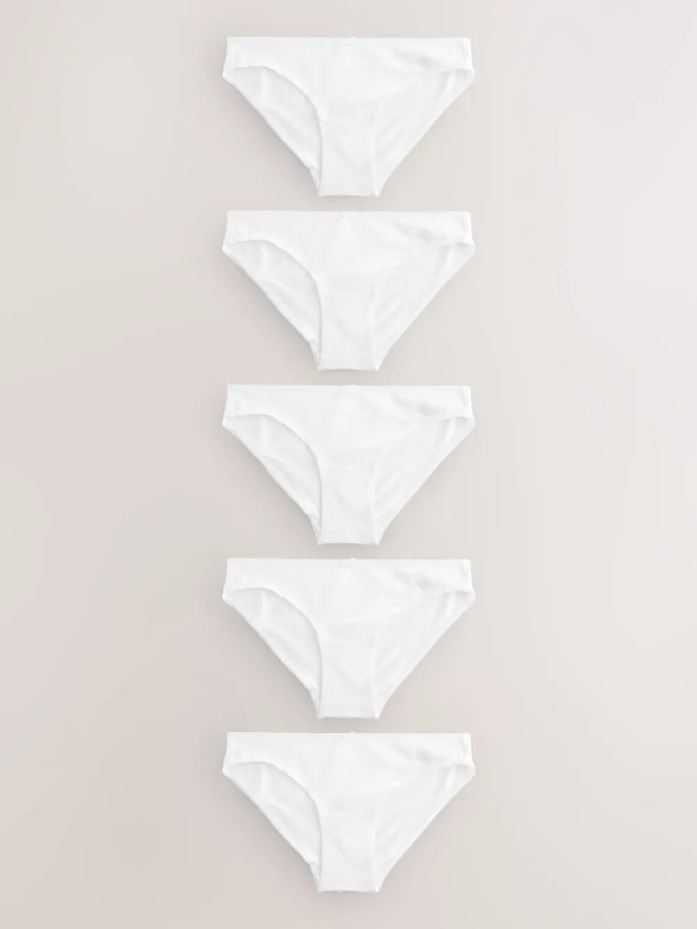 Next - Culotte en coton riche 5 Pack Blanc