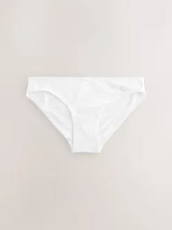 Next - Culotte en coton riche 5 Pack Blanc