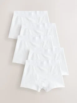 Sale Next - Lot de 5 boxers (1.5-16ans) Blanc