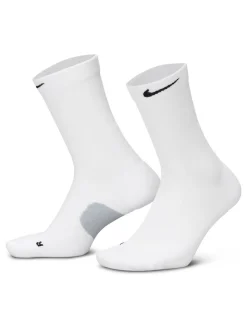 Sale Nike Blanc - Lot de 1 chaussettes Dri-FIT Fast Performance Col rond