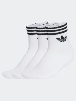 Sale adidas originals Blanc - Lot de 3 paires de Chaussettes