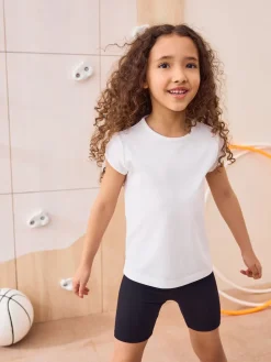 Discount Next - Lot de 2 t-shirts à manches bouffantes (3-16ans) Blanc
