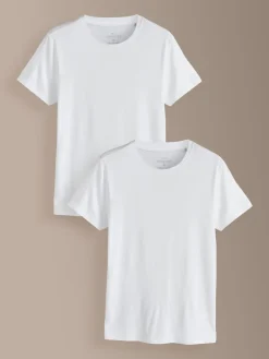 Best Next Blanc - Lot de 2 t-shirts Signature TENCEL™ Lyocell