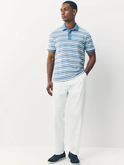Clearance Next Blanc - Pantalon en mélange de lin