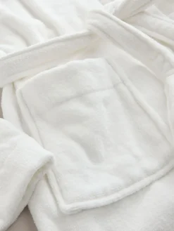 Best Next - Peignoir en tissu éponge et coton Blanc