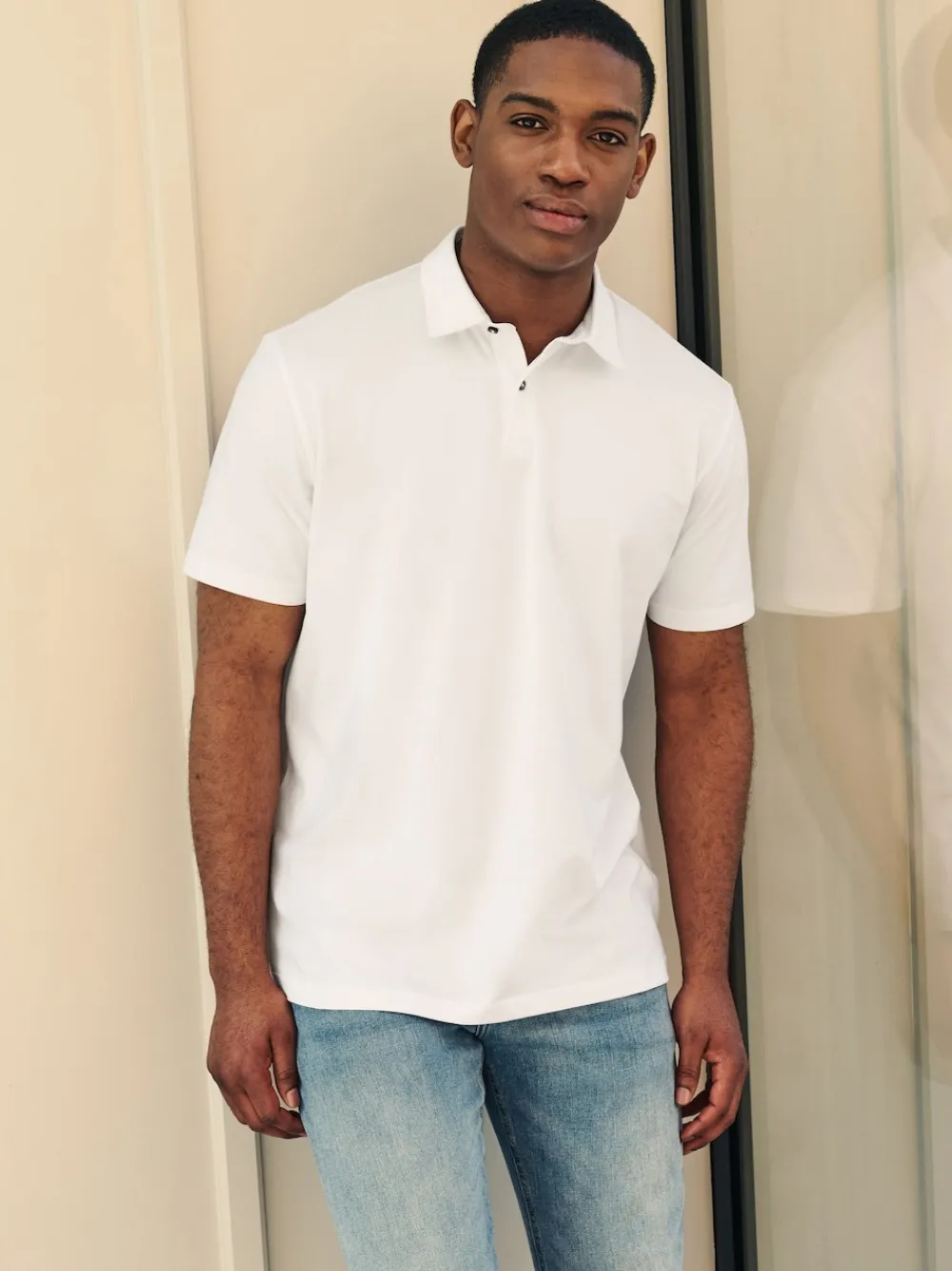 Sale Next - Polo en jersey Manches courtes 3 Pack Blanc