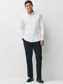 Best Next - Slim Fit (Slim Fit) - Chemise Oxford à manches longues Blanc