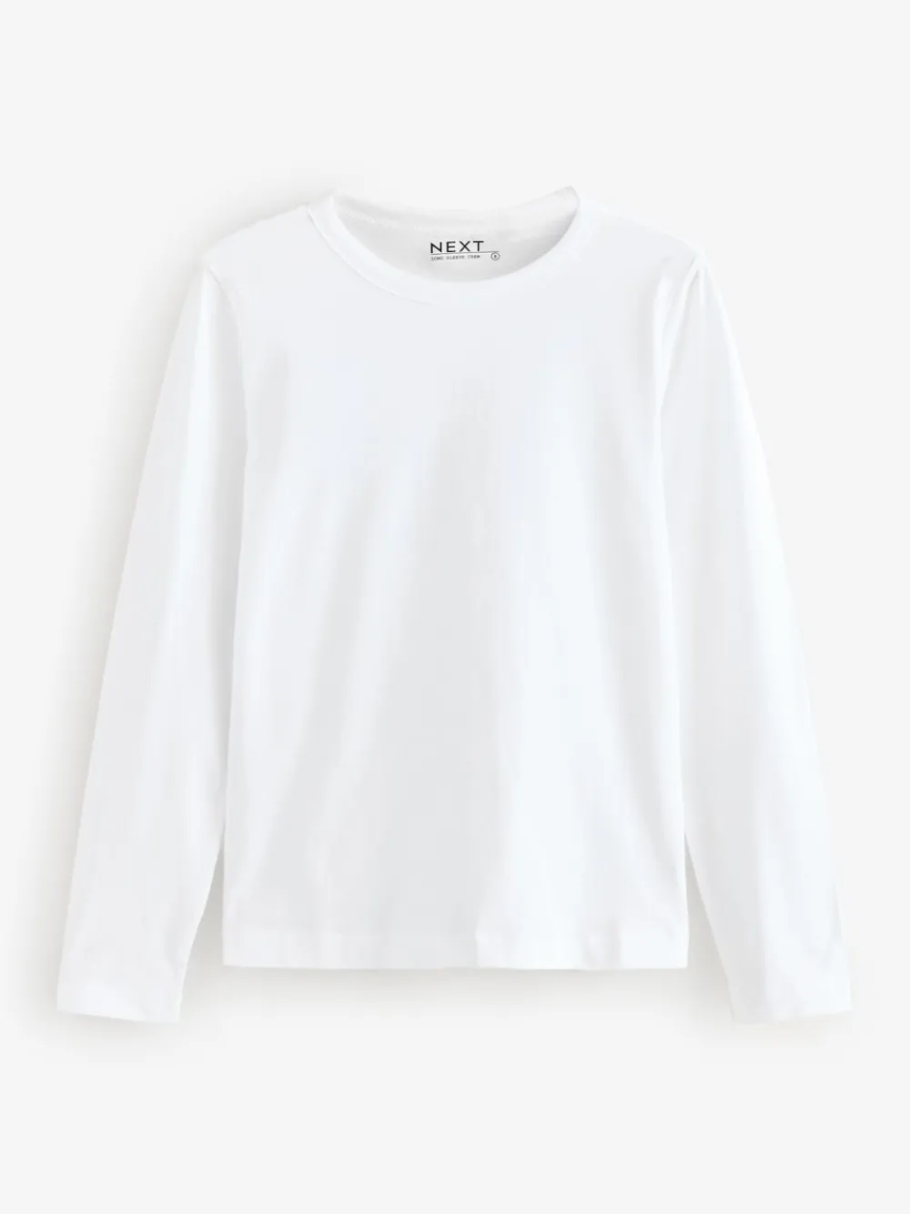Outlet Next - T-shirt à manches longues de cou d'équipage Blanc