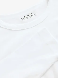 Outlet Next - T-shirt à manches longues de cou d'équipage Blanc
