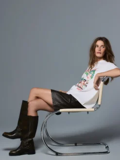 Clearance Next Blanc - T-shirt Fleetwood Mac à manches courtes et col rond graphique