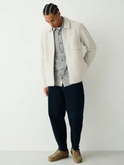 Sale Next Blanc écru - Veste-chemise en polaire