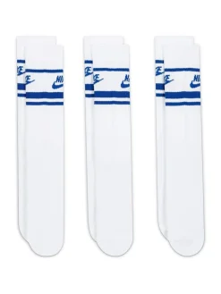 Best Nike Blanc/Bleu - Lot de 3 paires de chaussettes Sportswear Everyday Essential blanches