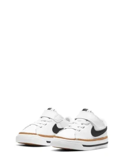 Discount Nike Blanc/Noir - Baskets Infant Court Legacy