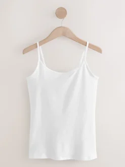 Clearance Next Blanc/Noir - Lot de 5 gilets à fines bretelles
