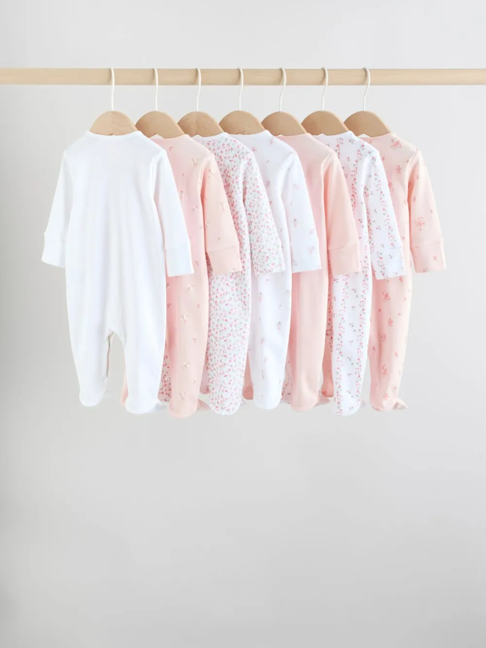 Best Next Blanc/Rose - Combinaison de nuit pour bébé (0-2ans)