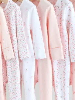 Best Next Blanc/Rose - Combinaison de nuit pour bébé (0-2ans)