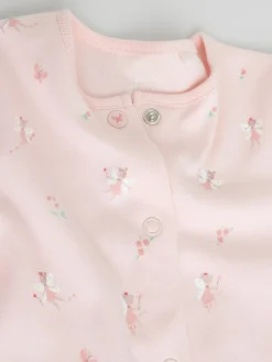 Best Next Blanc/Rose - Combinaison de nuit pour bébé (0-2ans)