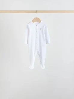 Best Next Blanc/Rose - Combinaison de nuit pour bébé (0-2ans)