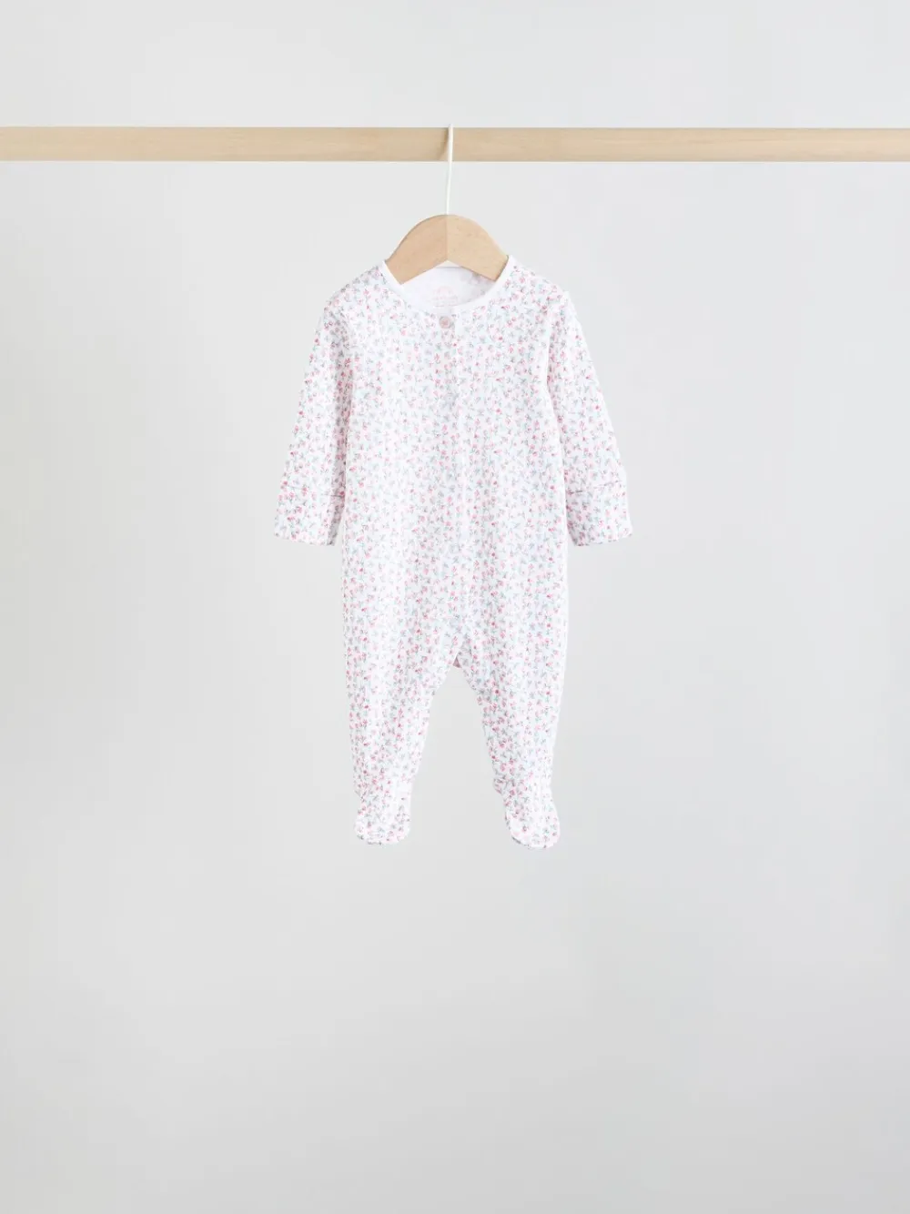 Best Next Blanc/Rose - Combinaison de nuit pour bébé (0-2ans)