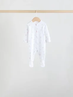 Best Next Blanc/Rose - Combinaison de nuit pour bébé (0-2ans)